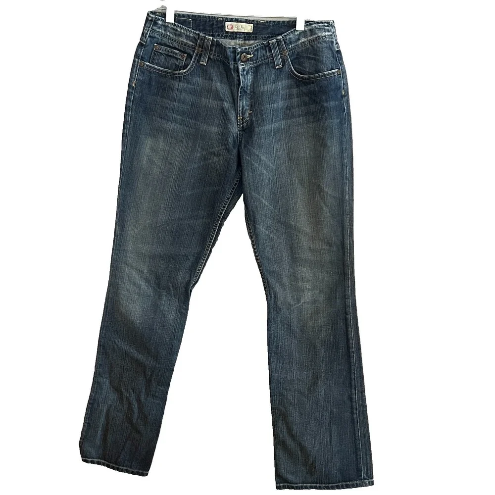 Buckle BKE Denim Wendi Bootcut Jeans Women's‎ 32 x 35-1/2 Distressed